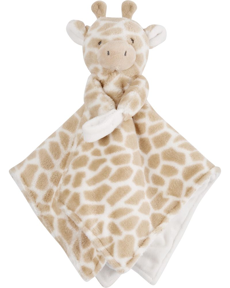 Carter's Baby Boy Girls Plush Giraffe Security Blanket Lovey with Pacifier Holder