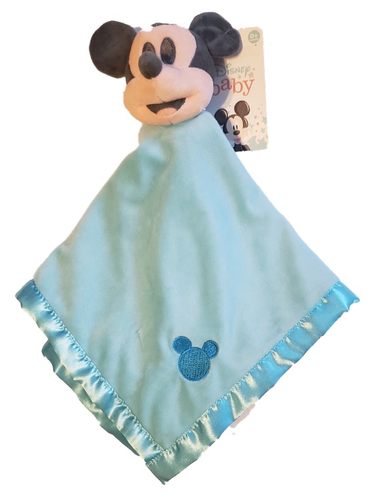 Disney Baby Baby Boy Girl Blue Mickey Mouse Security Blanket Lovey