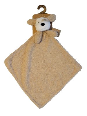 Levi and Emmie Baby Boy Girl Brown Plush Puppy Dog Security Blanket Lovey