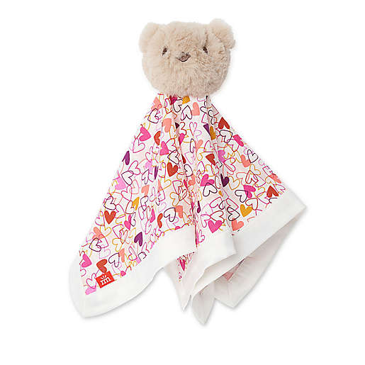 Heart to Heart Pink Plush Baby Teddy Bear Security Blanket Lovey