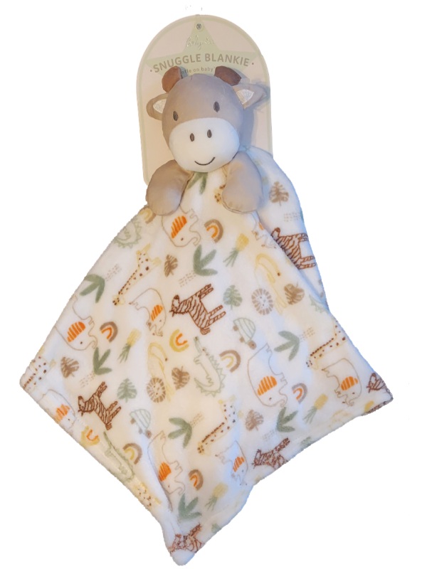 Baby Kiss Infant Boy Girl Plush Giraffe Security Blanket Lovey