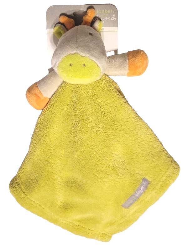 Blankets & Beyond Baby Girl Boy Plush Giraffe Security Blanket Lovey