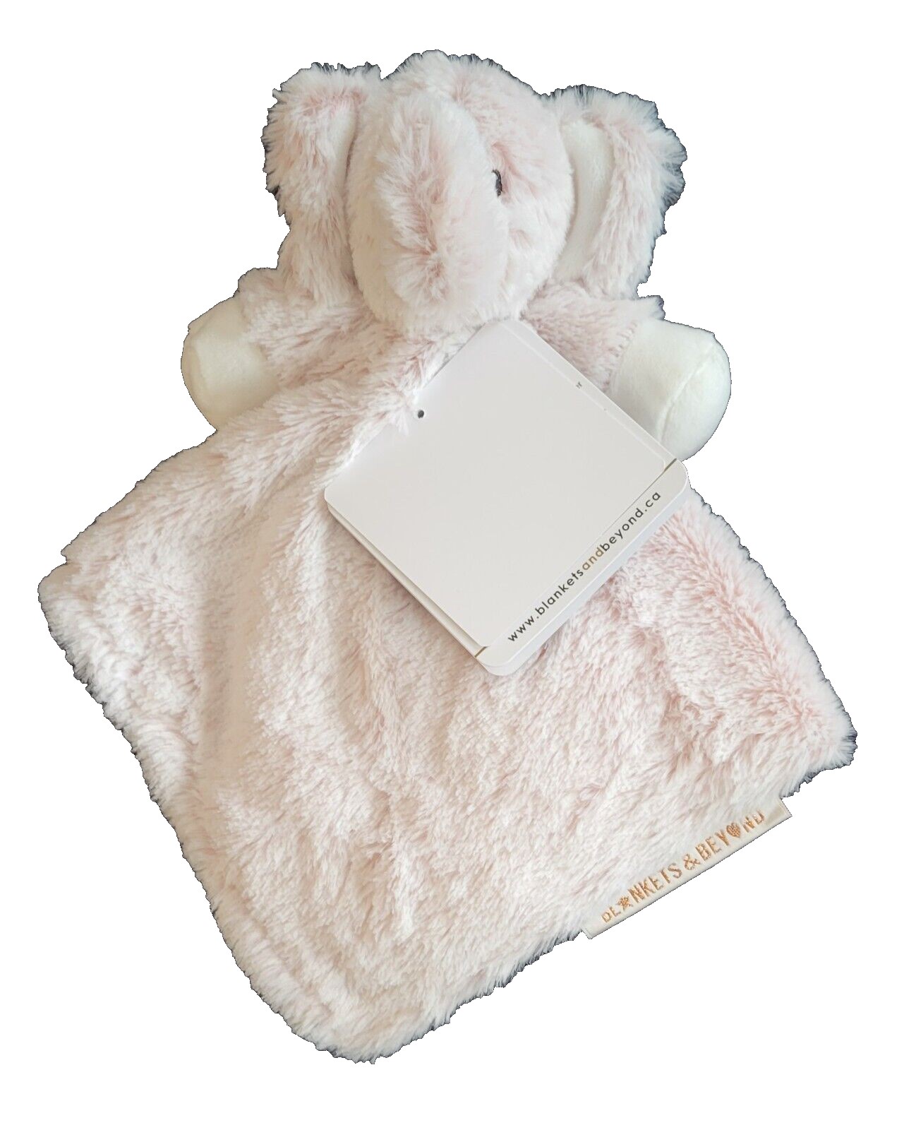 Blankets and Beyond Baby Girls Pink Plush Elephant Security Blanket Lovey