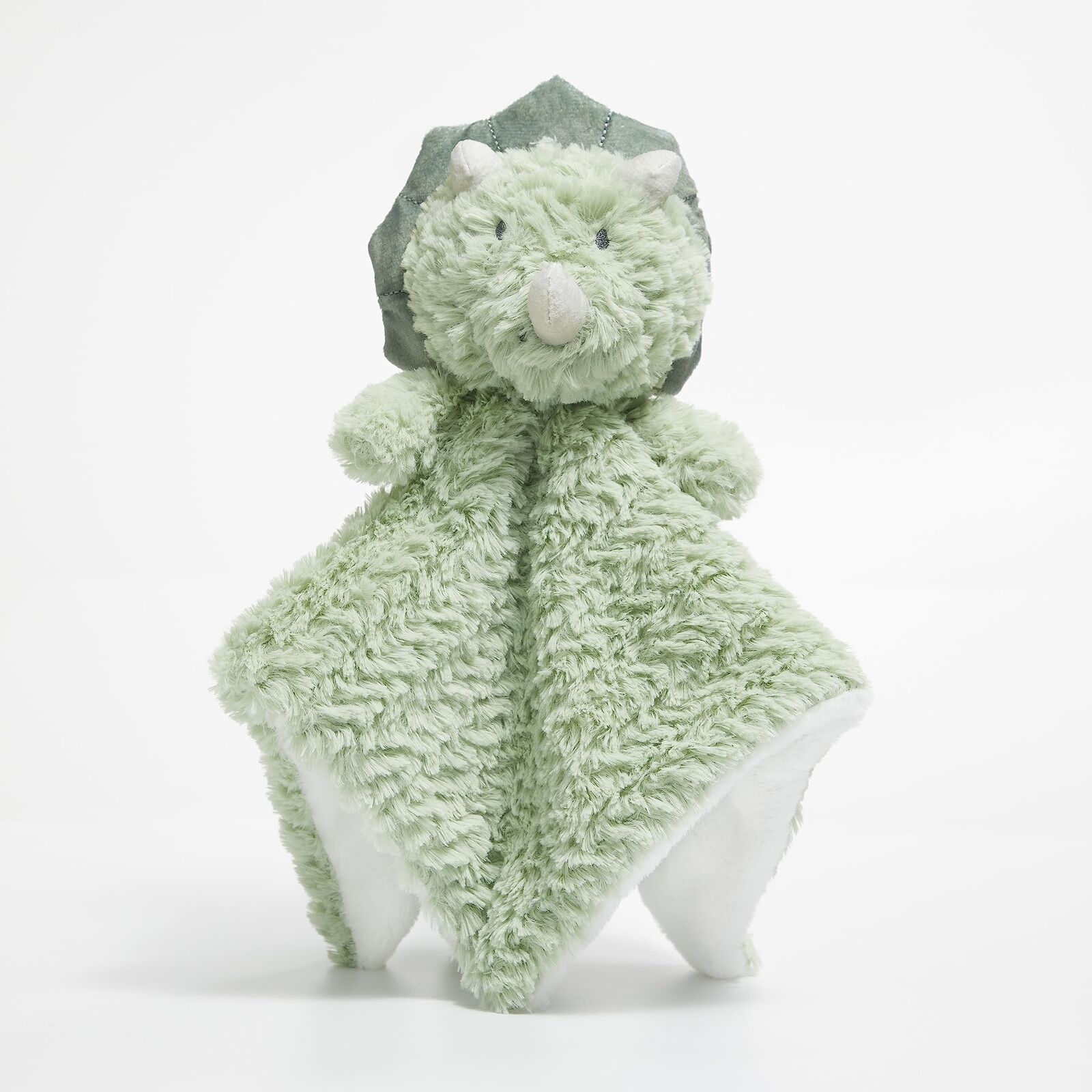 DreamGro Baby Boys Green Plush Dinosaur Security Blanket Lovey
