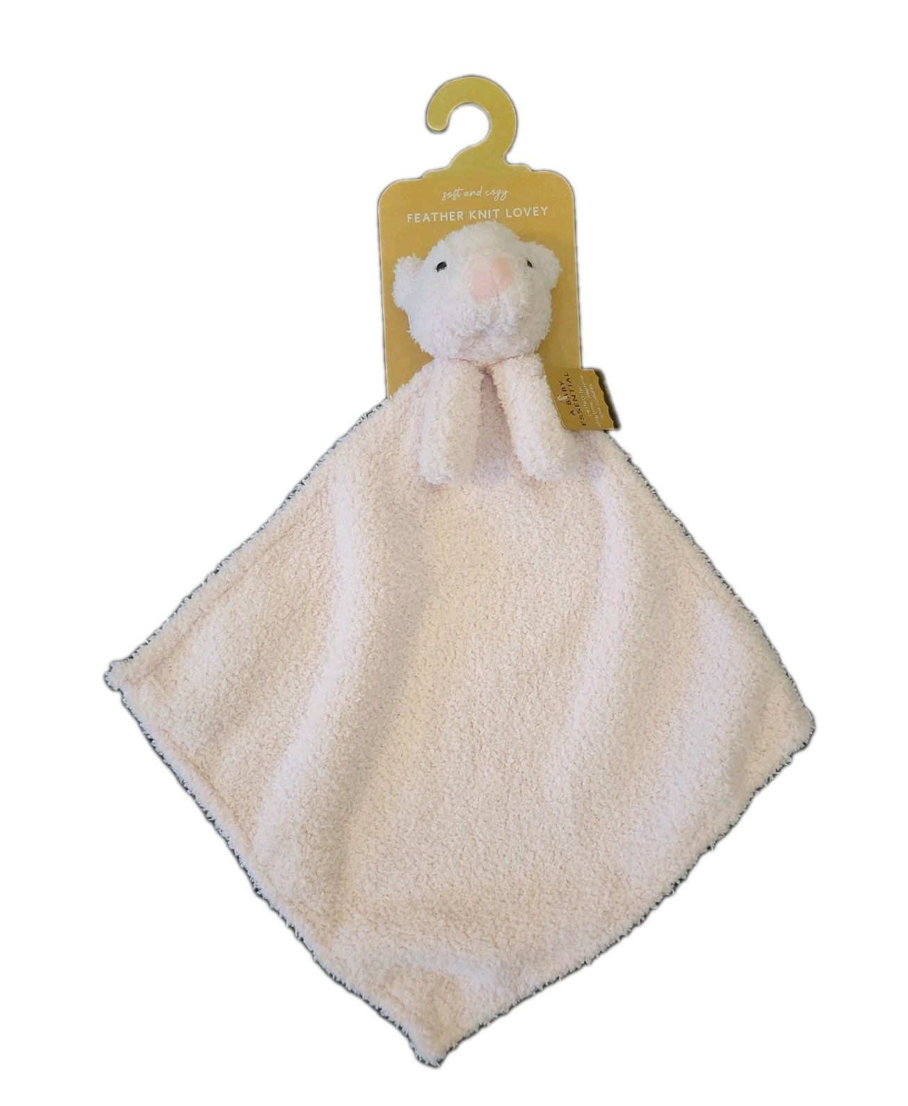 Levi and Emmie Baby Boy Girl Plush Pink Pig Security Blanket Lovey